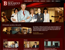 Tablet Screenshot of estudioberardo.com